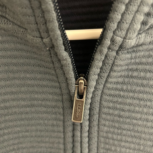 L.L. Bean Men’s Lakewashed Double-Knit Quarter Zip Pullover Item ID 520811 NWOT - Picture 6 of 6
